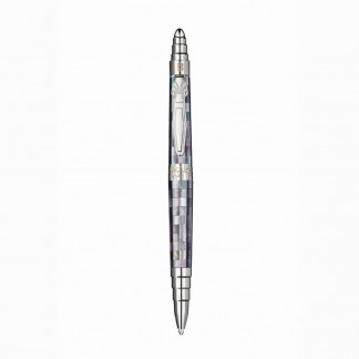 Caro Tahiti Black Pearl Signature Pen-Silver plated -TA THANH THIEN - SON